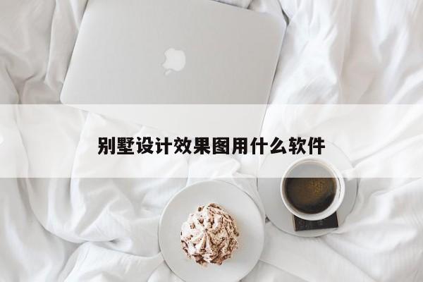 别墅设计效果图用什么软件